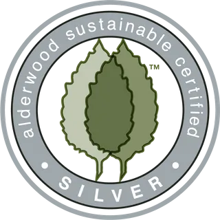 Alderwood Sustainable Certified Silver tier badge